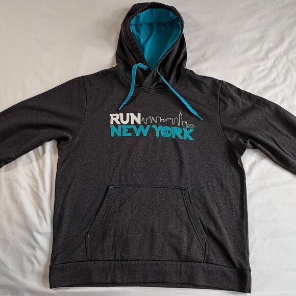 The North Face 2014 Marathon Run New York Men's Hoodie Sweatshirt Size Large NWT - Picture 1 of 16